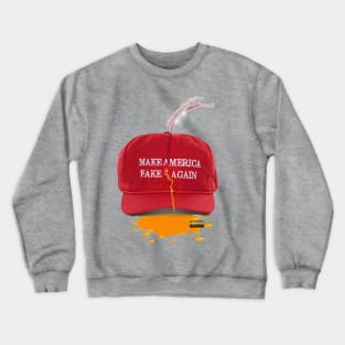 Make America Fake Again - You're Fired! Crewneck Sweatshirt